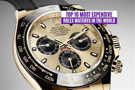 world expensive rolex watch|Rolex watches highest price.